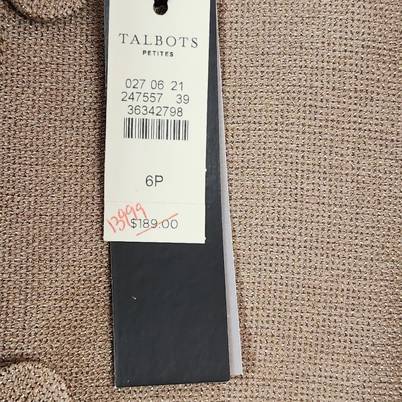 NWT Talbots Tan Gold Linen Blend Jacket & Dress 6 Petite
8039 - Picture 12 of 13